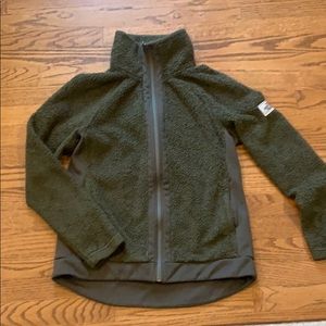 Forest green North Face fleece